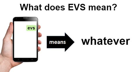 evs meaning|what does evs mean.